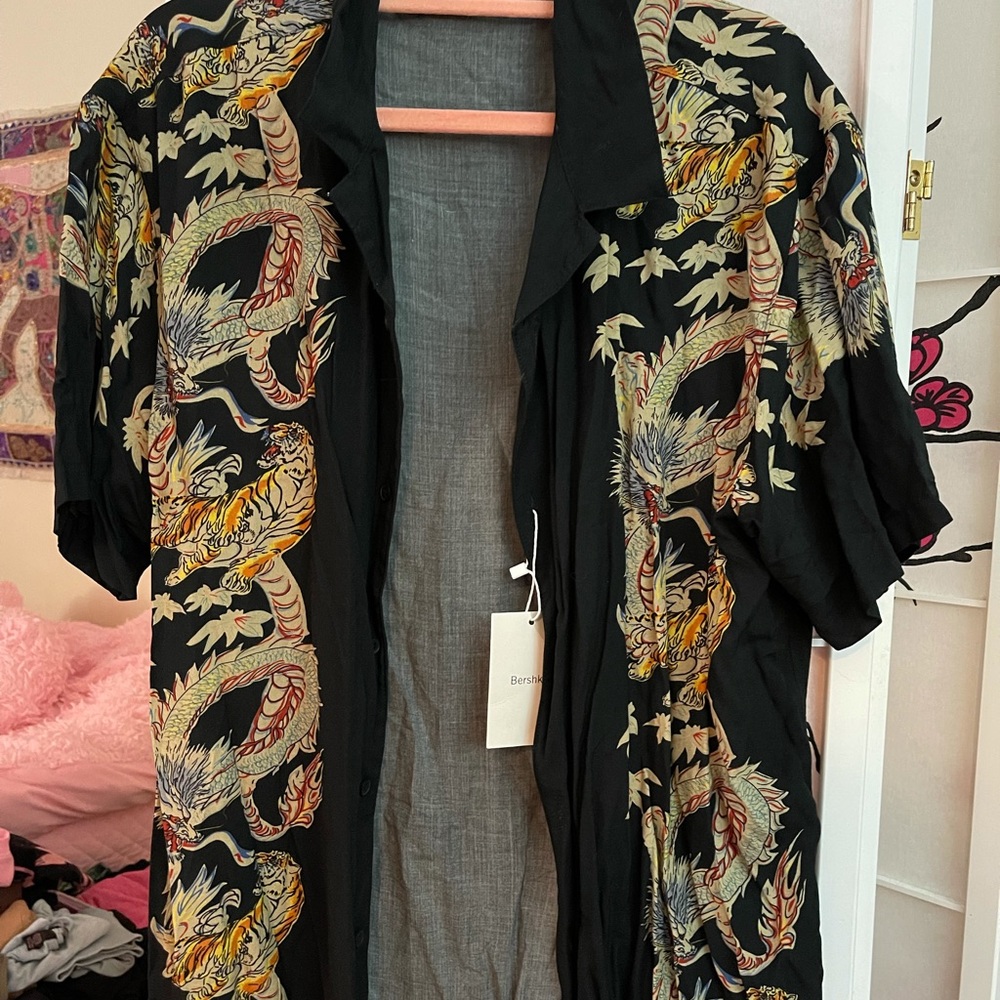 ASOS dragon button down